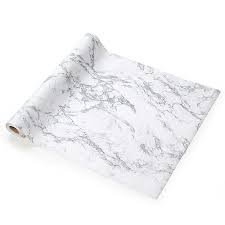 They had so many different colors of contact paper/self liner. Con Tact Grip Print Non Adhesive Shelf Liner In Midnight Marble Bed Bath Beyond