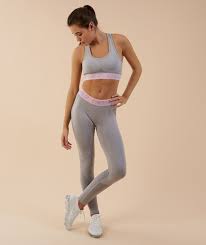 Gymshark Flex Leggings Light Grey Marl Chalk Pink 4 Flex Leggings Gymshark Flex Leggings Gym Leggings Tights