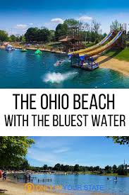 The Little Known Beach In Ohio With Clear Waters That Rival The Caribbean Ohio Vacations Lake Beach Ohio Travel