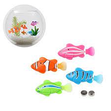4 Pcs Electric Bionic Battery Powered Robot Fish Set Fish Tank Aquarium Ornaments Decorations Magical Elect Homemade Cat Toys Aquarium Ornaments Ornament Decor