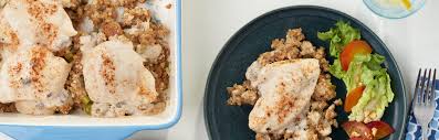 You probably won't need to add salt to these recipes because each can of soup contains about 2/3 teaspoon of salt. One Dish Chicken Stuffing Bake Campbell Soup Company