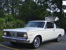 Image result for White 1966 Barracuda