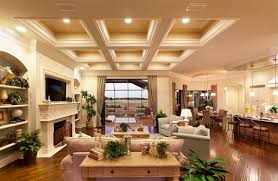 A great ceiling design draws the eye and can completely change a room. 15 Beautiful Traditional Coffered Ceiling Living Rooms Home Design Lover