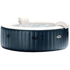 Intex Purespa Plus Bubble Massage Set Blue White Portable Hot Tub Inflatable Hot Tubs Hot Tub