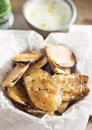 Crispy Fried Eggplant Aubergine Recipe Recipe Fried Eggplant Recipes Aubergine Recipe Eggplant Recipes