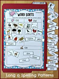 Teaching Long Vowel Spelling Patterns Make Take Teach Spelling Patterns Word Sort Activities Vowel Teams Activities