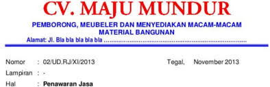 Pernahkah anda menerima surat resmi? 13 Contoh Kop Surat Resmi Terbaru 2021 Dan Terlengkap