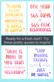 Quotes About New Beginnings Encouragement For Big And Little Fresh Starts The Kitchen Table Classroom New Beginning Quotes Pretty Quotes Inspirational Quotes For Girls