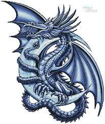 Got my 3rd free pattern within an hour. Blue Dragon Cross Stitch Pattern By Tereena Clarke Crosstitch Com