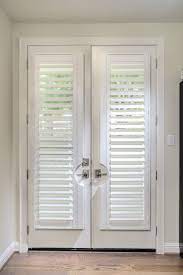 Find ideas and inspiration for french door plantation shutter to add to your own home. Home Rockwood French Doors Interior French Door Coverings Sliding French Doors
