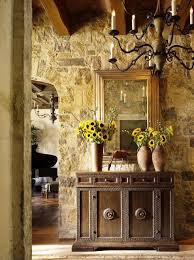 Country Villa Decor Tuscan Style Decor Ideas Casas De Estilo Toscano Paredes Interiores De Piedra Estilo Toscano