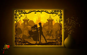 Download Cinderella Light Box Template Princess Graphic By Sweetiegraphics Creative Fabrica PSD Mockup Templates