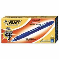 Amazon.com : BICVLGB11BE - Velocity Retractable Ballpoint Pen : Office  Products