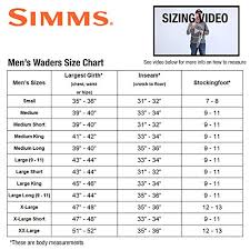 Simms Tributary Stockingfoot Waders Mens Fly Fishing Chest Waders Durable Breathable Neoprene Waterproof