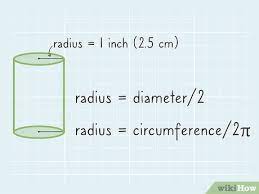 Where r is the radius and h is the height of the cylinder (the distance between the two bases). How To Calculate The Volume Of A Cylinder 4 Steps With Pictures