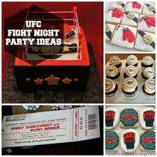 Ufc Fight Night Party Pamper Party Party Night Boy Birthday Parties