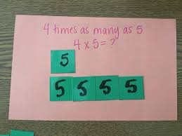 Multiplicative Comparison Using Manipulatives To Show Bar Models 4th Grade Multiplication Fourth Grade Math 4th Grade Math