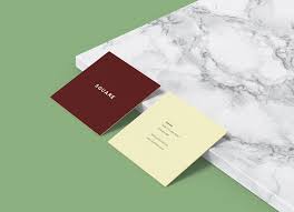 Cards for all industries · add a specialty finish Free Square Business Card Mockup Psd Good Mockups