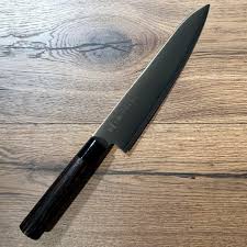 Couteau De Cuisine Japonais Tojiro Zen Black Chef 24 Cm