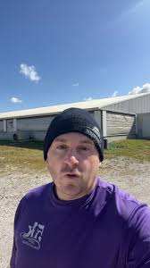 The barns are empty and now it’s time to pressure wash.