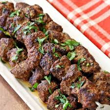 Oven-Broiled Beef Kabobs
