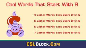 This page lists all the 6 letter words that start with 's' Awesome Cool Words That Start With S English As A Second Language