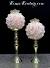 Burgundy Quinceanera Centerpieces