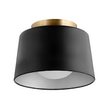 Caton 1 Light 10 5 Flush Mount Black Flush Mount Light Flush Mount Ceiling Ceiling Lights