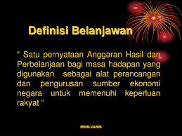 Bela negara adalah sebuah konsep yang disusun oleh perangkat perundangan dan petinggi suatu negara tentang patriotisme seseorang, suatu kelompok atau seluruh komponen dari suatu negara dalam kepentingan mempertahankan eksistensi negara tersebut. Ppt Belanjawan Negara Powerpoint Presentation Free Download Id 5160638