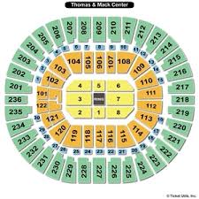 78 Unfolded Thomas And Mack Center Seating Chart Wwe