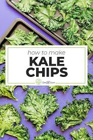 This Oven Baked Kale Chips Recipe Is A Tasty Addictive Low Calorie Melt In Your Mouth Snack That You Re Going Kale Chip Recipes Kale Chips Kale Chips Baked