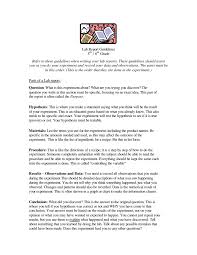 Simple Sample Lab Report Lab Report Template Lab Report Science Chemistry
