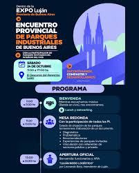 🚀 ¡CONOCÉ EL PROGRAMA: LUJÁN SE PREPARA PARA EL GRAN ENCUENTRO DE PARQUES INDUSTRIALES! 🏭🤝 📣 Ya está disponible el programa del Encuentro Provincial de Parques Industriales de Buenos Aires, una jorna