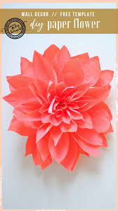 Maybe you would like to learn more about one of these? Diy Wall Art Giant Paper Flower Tutorial Never Skip Brunch By Cara Newhart