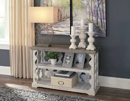 Havalance Gray White Console Sofa Table On Sale At American Furniture Of Slidell Serving Slidell La