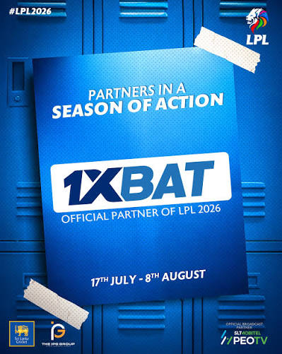 Welcome 1XBAT, an Official Partner of the Lanka Premier League 2026. #LPL2026 #LankaPremierLeague #1XBAT #SriLankaCricket #IPGGroup #FlashSportsAndMedia #PEOTV