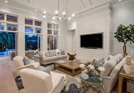 You can achieve this by adding a large rug on which to place your chairs and coffee table. Best Living Room Arrangements With Tv Designing Idea