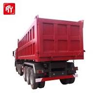 China High Quality 40FT 3 Axle 60 Ton Rear Tip Dump Truck