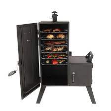 Vertical Offset Smoker Dyna Glo Charcoal Wood Chips Bbq Cooker Grease Management Supersaversfromsteve