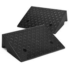 Unfollow curb ramps to stop getting updates on your ebay feed. Costway 2 Pcs 5 Rubber Car Curb Ramps For Vehicle Wheelchair Threshold Ramp 33 000lbs Walmart Com Walmart Com