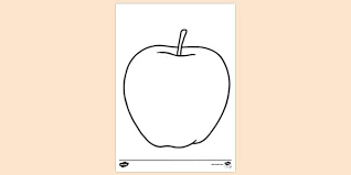 Our free coloring pages for adults and kids, range from star wars to mickey mouse. Free Printable Apple Colouring Page Colouring Sheet