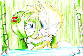 Tails kisses cosmo as a pot. Tails And Cosmo By Erosmilestailsprower On Deviantart Cosmos Art Art Cosmos