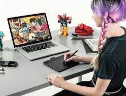 Wacom Intuos Art Pen And Touch Tablet Wacom Intuos Art Wacom Digital Drawing Tablet