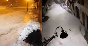 Scampato pericolo #grandine #hailstorm #temporaliestivi #sisalvichipuó #summer21 confagricoltura_lombardia. Maltempo Le Strade Si Trasformano In Fiumi Di Acqua E Ghiaccio Video Violenta Grandinata Nell Alto Vicentino Il Dolomiti