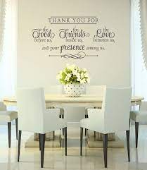 Vinyl Wall Decal Thank You Wall Decal Bless The Food Before Us Dining Room Wall Quote Dining Room Wall Decor Wall Stickers Dining Room Dining Room Walls