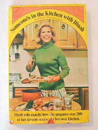 Stir in mushrooms, green onions, bay leaf, thyme and basil. 1971 Someones In The Kitchen With Dinah Vintage Cookbook Apron Free Cooking