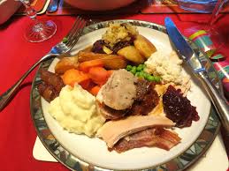 British christmas dinners are usually predictable. Christmas Dinner