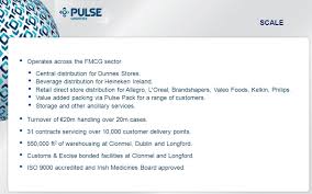Summary Pulse Logistics Acquired The Trading Assets Of