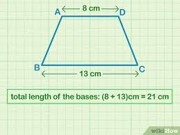 The 2 parallel sides are called the bases. How To Calculate The Area Of A Trapezoid 8 Steps With Pictures
