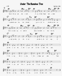 Maybe you would like to learn more about one of these? Under The Bamboo Tree Sheet Music Hd Png Download Kindpng